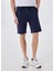 Lacivert Erkek Basic Düz Sweat Şort MML5SM-SHT 9531 3
