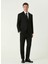 Siyah Erkek Slim Fit Armürlü Takım Elbise 1092957 1