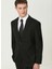 Siyah Erkek Slim Fit Armürlü Takım Elbise 1092957 3