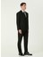 Siyah Erkek Slim Fit Armürlü Takım Elbise 1092957 4