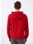 Kapüşon Yaka Baskılı Bordo Erkek Sweatshırt E-Last 4