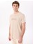 Bej Erkek Relaxed Baskılı T-Shirt J5SM-TST7322 1
