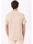 Bej Erkek Relaxed Baskılı T-Shirt J5SM-TST7322 5