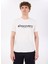 Beyaz Erkek Bisiklet Yaka T-Shirt D4SM-TST3290 3
