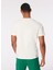 Beyaz Erkek Bisiklet Yaka Relaxed Fit Baskılı T-Shirt D4SM-TST3278 5