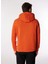 Koyu Turuncu Erkek Kapüşon Relaxed Nakışlı Sweatshirt D4SM-SWT3249 5