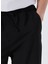 Siyah Erkek Jogger Düz Chino Pantolon MML5SM-PNT 9535 5