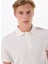 Beyaz Erkek Basic Polo T-Shirt MML5SM-TST 9546 1