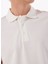 Beyaz Erkek Basic Polo T-Shirt MML5SM-TST 9546 4