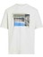 Krem Erkek Regular Fit Baskılı T-Shirt J30J326861YBI Cıty Poster Street Te 1