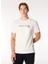 Ekru Erkek Bisiklet Yaka Relaxed Fit Baskılı Pamuk T-Shirt J4WM-TST7215 1