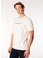 Ekru Erkek Bisiklet Yaka Relaxed Fit Baskılı Pamuk T-Shirt J4WM-TST7215 3