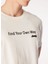 Ekru Erkek Bisiklet Yaka Relaxed Fit Baskılı Pamuk T-Shirt J4WM-TST7215 4