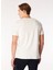 Ekru Erkek Bisiklet Yaka Relaxed Fit Baskılı Pamuk T-Shirt J4WM-TST7215 5