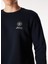 Lacivert Erkek Bisiklet Yaka Relaxed Baskılı Sweatshirt J4WM-SWT7220 4