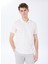 Beyaz Erkek Basic Düz Polo T-Shirt Legolas Y 3