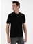 Siyah Erkek Regular Fit Polo T-Shirt Sunny-R 3
