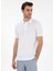 Beyaz Erkek Slim Fit Polo T-Shirt Sunny 1