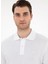 Beyaz Erkek Slim Fit Polo T-Shirt Sunny 2