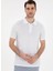Beyaz Erkek Slim Fit Polo T-Shirt Sunny 3