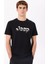 Siyah Erkek Relaxed Baskılı T-Shirt J5SM-TST7308 3
