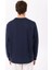 Lacivert Erkek Bisiklet Relaxed Baskılı Sweatshirt J5SM-SWT7230 5
