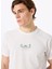 Ekru Erkek Relaxed Baskılı T-Shirt D5SM-TST3841 1