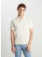 Ekru Erkek Polo Yaka Regular Fit T-Shirt W2510720104 2