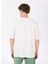Ekru Erkek Bisiklet Yaka Relaxed T-Shirt D5SM-TST3742 5
