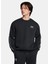 1389357-001 Ua Icon Fleece Crew Tap Siyah Erkek Yuvarlak Fitted Sweatshirt 1