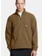 Kiremit Erkek Fermuarlı Normal Düz Sweatshirt 1387570-498 Ua Expanse Fleece Hz 1