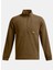 Kiremit Erkek Fermuarlı Normal Düz Sweatshirt 1387570-498 Ua Expanse Fleece Hz 4