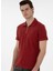 Kırmızı Erkek Slim Fit Polo T-Shirt Tıssel 3