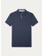 Lacivert Erkek Slim Fit Polo T-Shirt HM563274 1