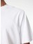 Beyaz Erkek Regular Fit T-Shirt W241673100 Beyaz T-Shirt 4