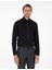 Siyah Slim Fit Uzun Kollu Gömlek 1