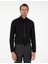 Siyah Slim Fit Uzun Kollu Gömlek 3