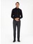 Siyah Slim Fit Uzun Kollu Gömlek 4