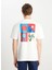Ekru Erkek Relaxed T-Shirt W2510719102 Relaxed Fit Grafik Logo 5