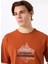 Turuncu Erkek Relaxed Baskılı T-Shirt D5SM-TST3842 3