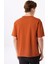 Turuncu Erkek Relaxed Baskılı T-Shirt D5SM-TST3842 5