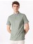 Yeşil Erkek Polo Yaka Regular Fit Polo T-Shirt cm Ds 01 02 3