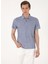 Lacivert Erkek Slim Fit Polo T-Shirt Vespas 1