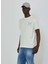Bisiklet Yaka Kırık Beyaz Erkek T-Shirt UMP24031TS 2