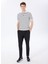 Kırık Beyaz Erkek Basic Çizgili Polo T-Shirt F5SM-TST 2125 2