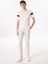 Kırık Beyaz Erkek Bisiklet Yaka Basic Rayon Karışımlı Kazak F4SM-KZK 0722 2