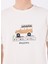 D5SM-TST3748 Kırık Beyaz Bisiklet Yaka Relaxed Fit Baskılı T-Shirt 4