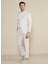 Bej Erkek Slim Fit Çizgili Ceket BBSS25MBL010 1