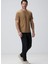 Kahve Erkek Slim Fit T-Shirt 1094077 3