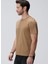 Kahve Erkek Slim Fit T-Shirt 1094077 4